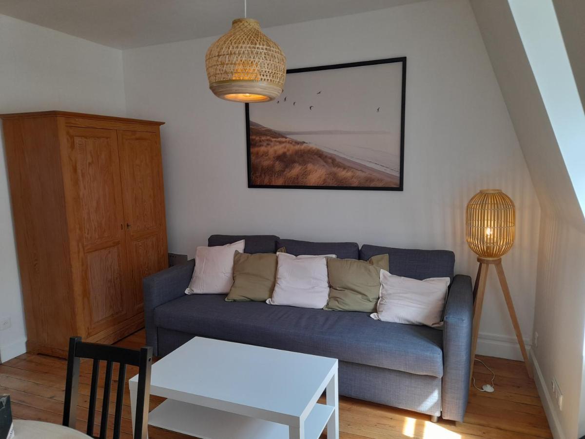 Charmante Villa Plein Sud 50M De La Plage - Balcon Vue Laterale Sur Mer - Equipee De La Fibre, Wifi, Internet Mers-les-Bains Exterior foto